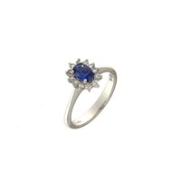 Anello Mirco Visconti Donna Anelli Colore in Oro bianco Zaffiro AM423/B10Z - AM423/B10Z